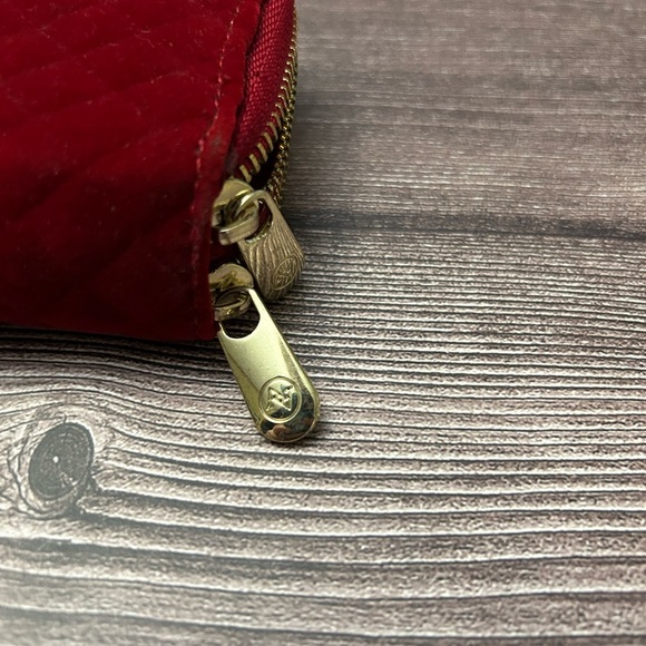Adrienne Vittadini Red Wallet with Gold Accents - Picture 6 of 6